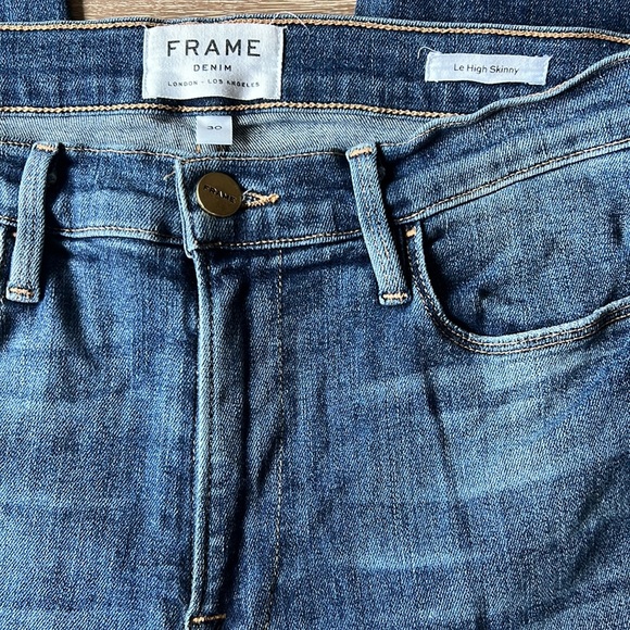FRAME Denim Le High Skinny Ankle Size 30 - Picture 2 of 11